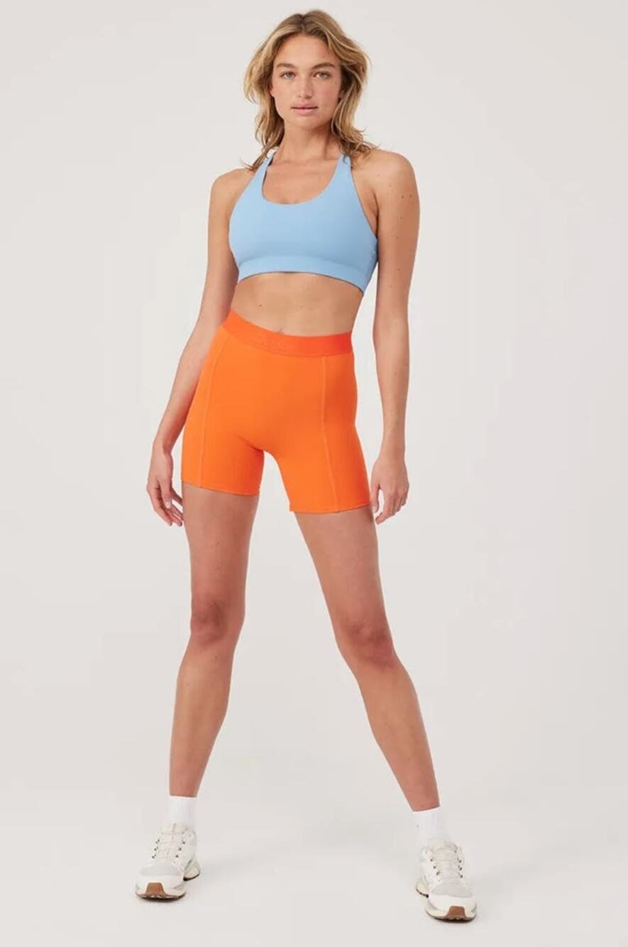 Outdoor Voices Superform 5" Short on Orange - M